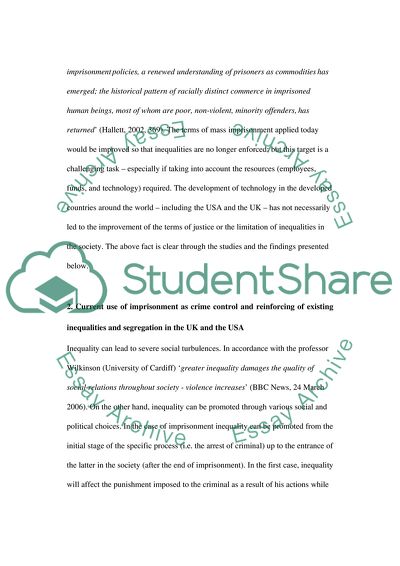Existing Inequalities and Segregation in the UK and the USA