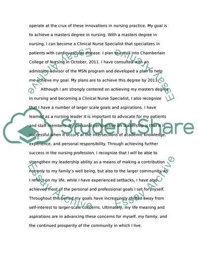 Becoming a Clinical Nurse Specialist