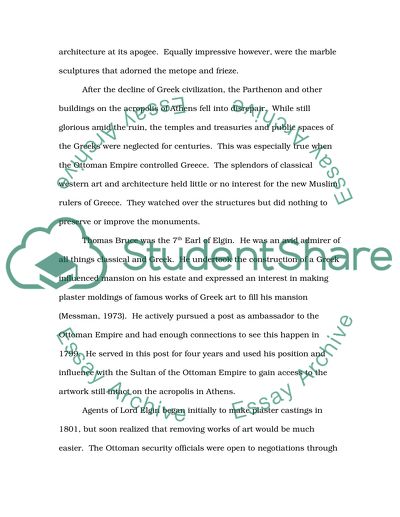 The Parthenon Marbles