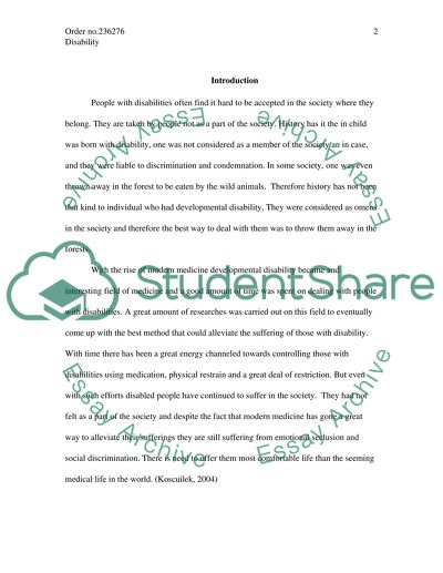 Counseling a Person with Developmental Disability