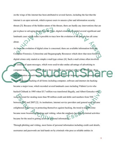 The Evolution of Digital Crime