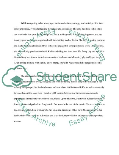 Movie and a media article comparison