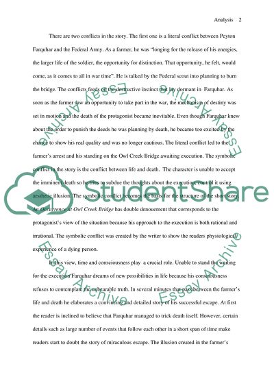 An Occurrence at Owl Creek Bridge