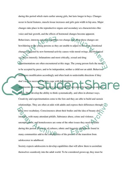 In What Ways Can Counselling Skills in Youth Work Help a Young Person with the Process of Growing Up