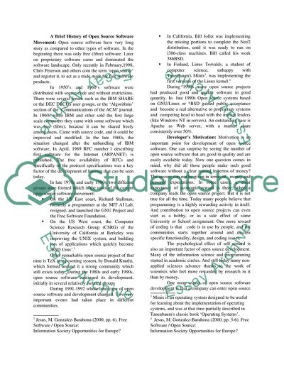 Open Source Software