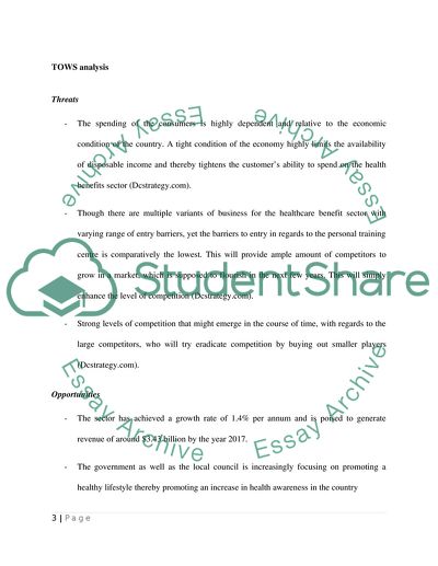 TOWS Strategic Alternatives Matrix