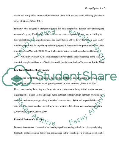 Group Dynamics and Team Members in Healthcare