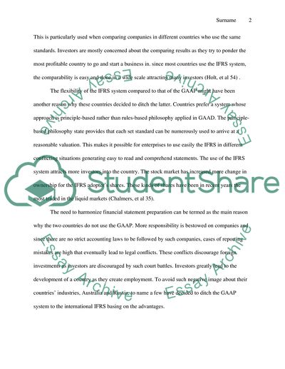 Generally Accepted Accounting Principles