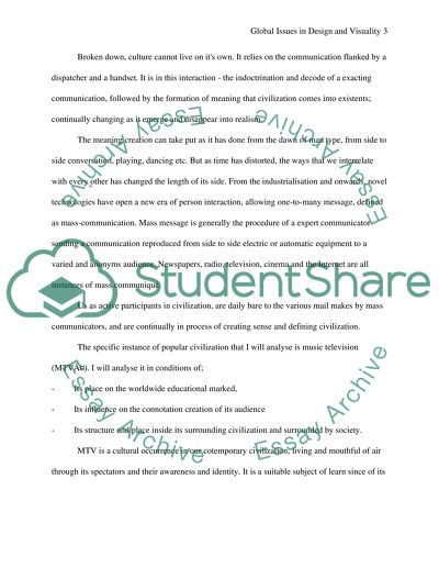 Global Issues in Design and Visuality in the 21st Century Cultural Analysis of the street