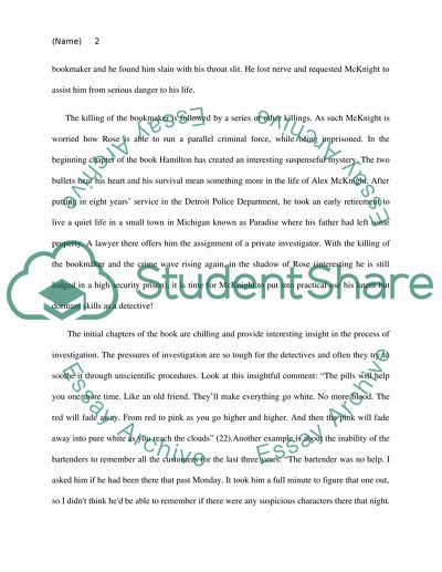 A cold day in paradise summary from 1-56