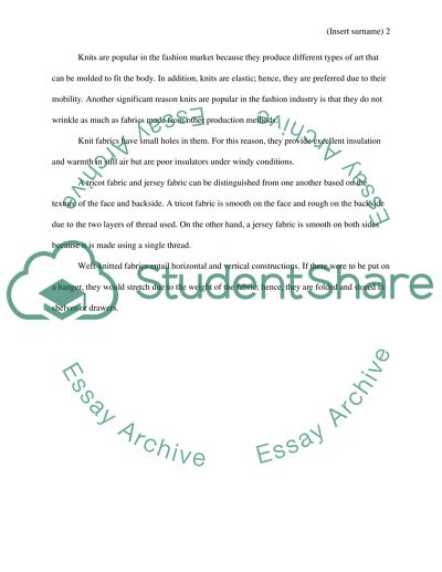 The Process of Textile Manufacture