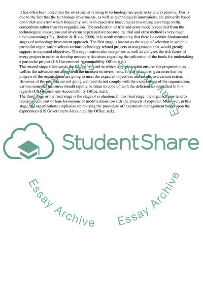 Business Case on Investments