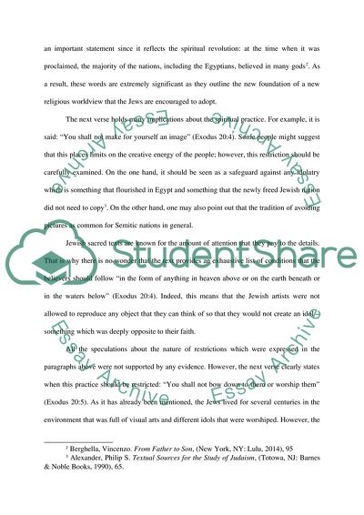 Exodus: The Study of Judaism