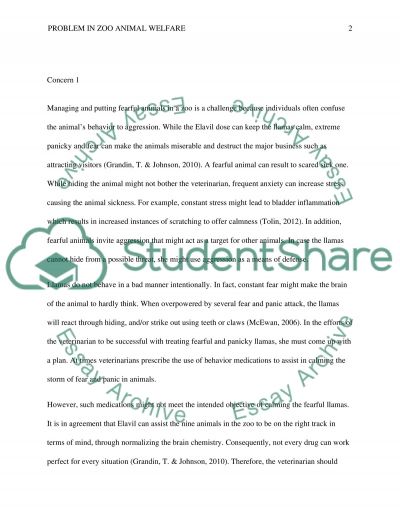 Animal welfare essay