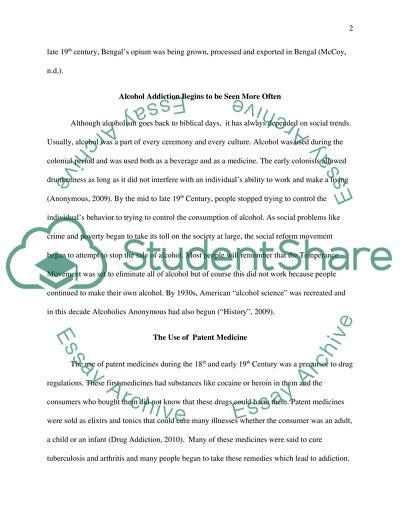 Addiction From Historical Perspective