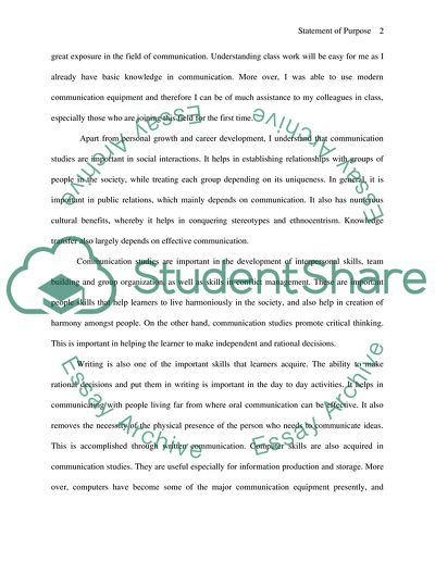 My Interest to Major in Communication