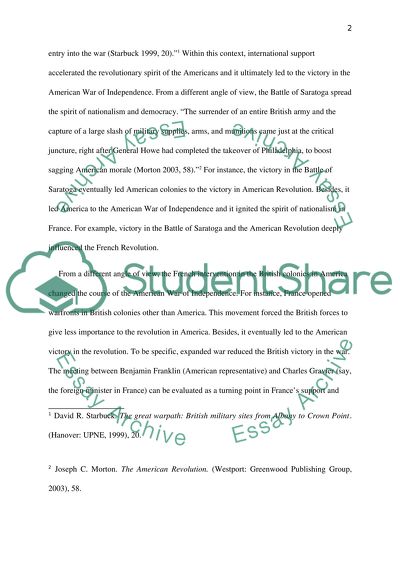 How the Battle of Saratoga Changed the Course of the War