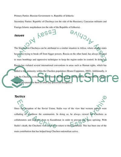 Framework for conflict analysis