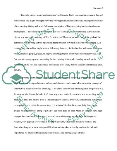 Salvador Dali - The Persistence of Memory