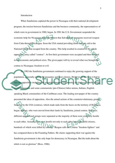 The Sandinistas, Civil War in Nicaragua