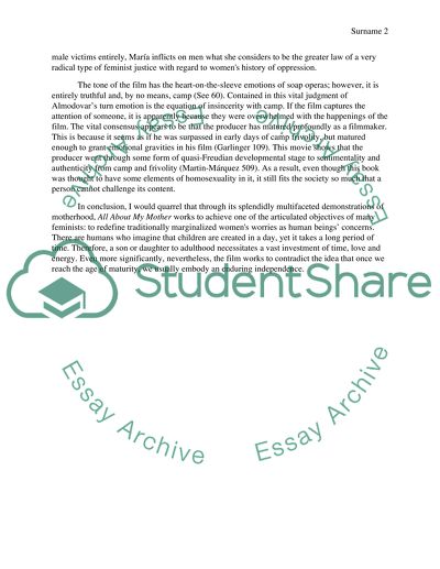 Critical Response Paper