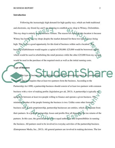 Type of Business and Financial Risks