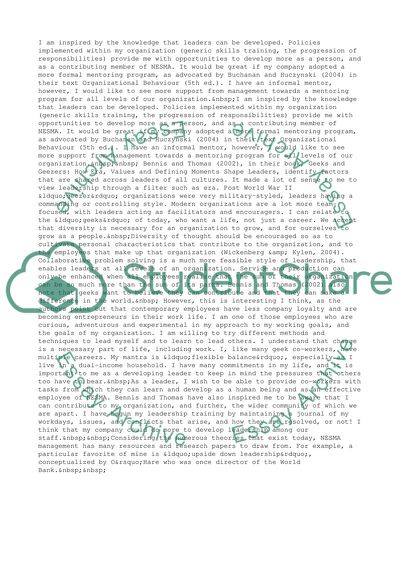 Organizational Culture of NESMA