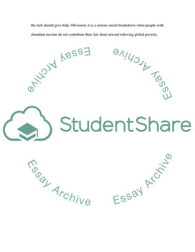 Ethical Questions on Charity