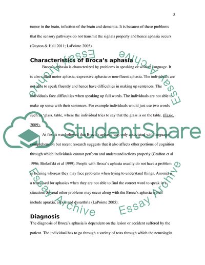 Speech as One of the Most Important Functions Which a Normal Individual Possesses