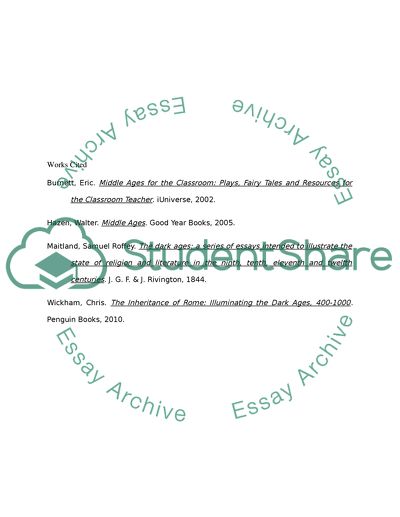 Dark ages in the history of Europe