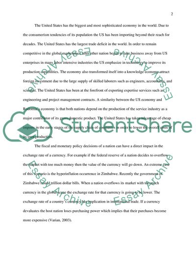 Applying International Trade Concepts