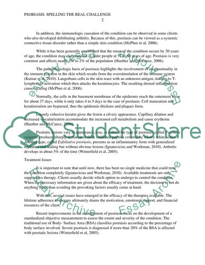 Psoriasis: Spelling the Real Challenge