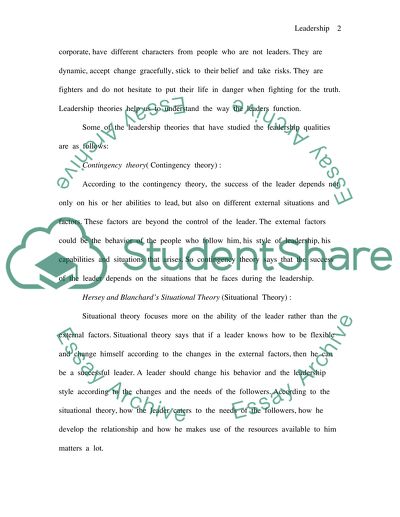 Leadership: The Power of Belief