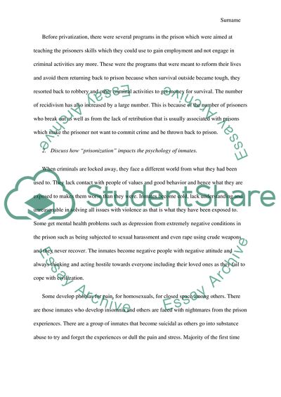 Prisons and Prison Culture