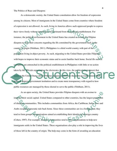 The Politics of Race and Diaspora