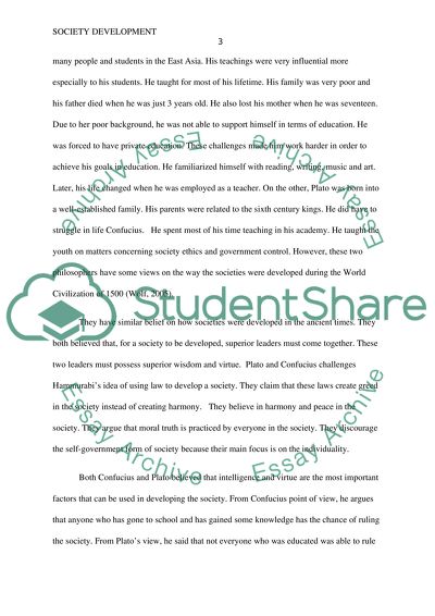 How Society Was Developed