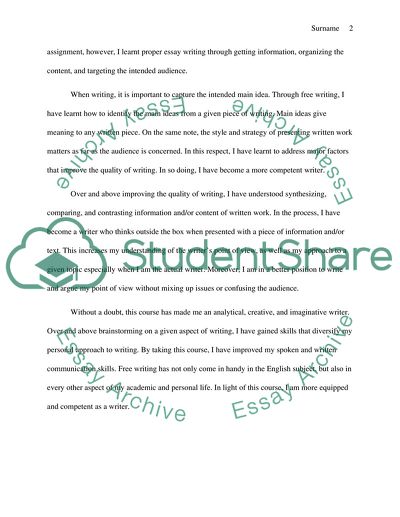 Writing is an important thing