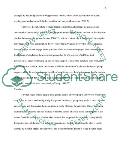 Patterns of Consumption in Social Media