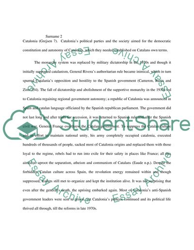 Will Catalan Split from Spain