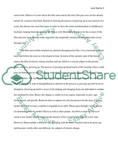 Boyhood Film by Richard Linklater