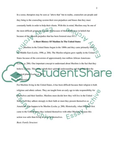 The Assessment and Treatment of Muslims