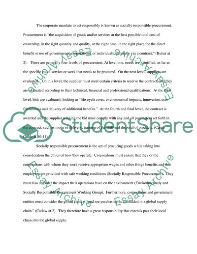 Corporate Social Responsibility