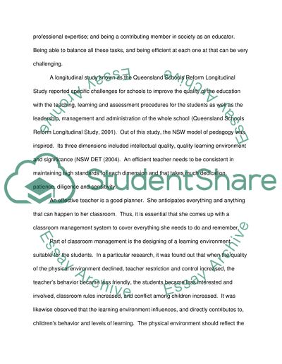 The Framework of Effective Professional Teaching