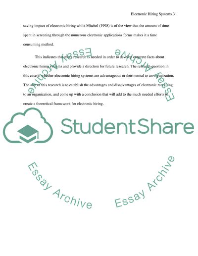 The Use of Hiring Systems,does it help or hurt the organization