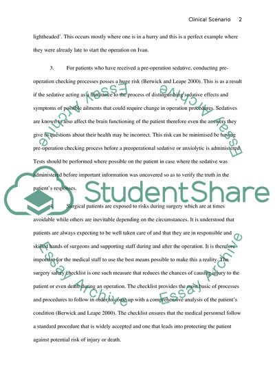 Safe Health Care: Are We up to It