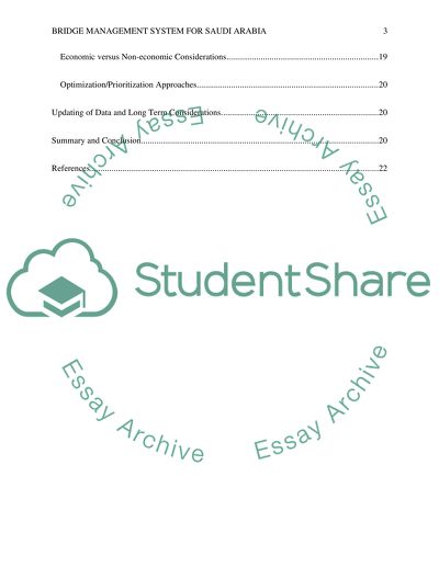 Bridge Management System for Saudi Arabia