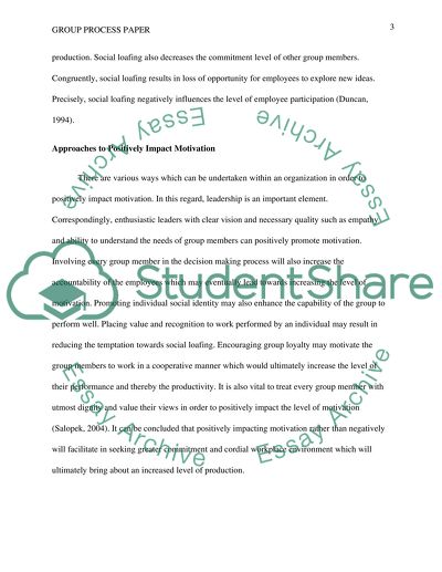 Group Process Paper