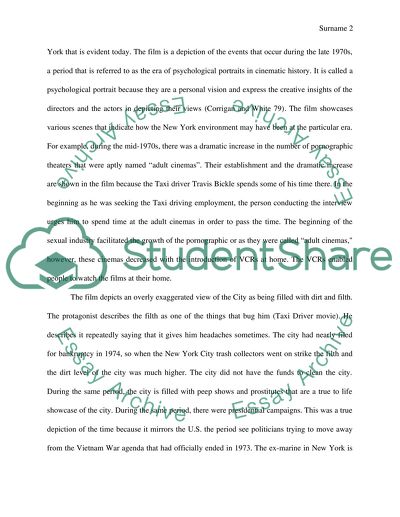 Taxi Driver by Martin Scorsese