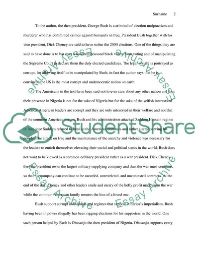 The US and the Destruction of Democracy in Nigeria