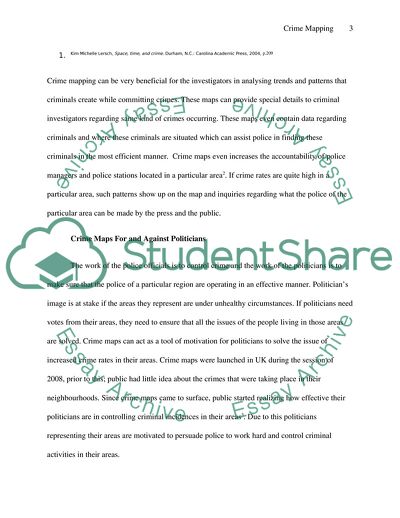 Benefits for Various Stakeholders of Crime Maps